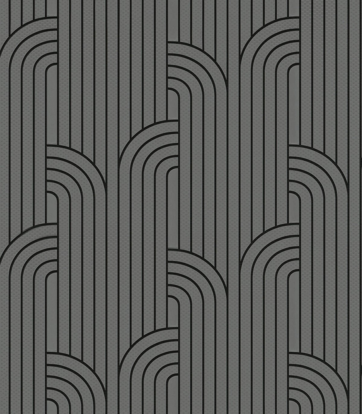 colección de papel pintado zambaiti parati contemporaneo en gris plata y negro