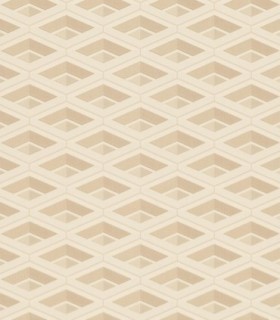 colección de papel pintado zambaiti parati geometrico beige