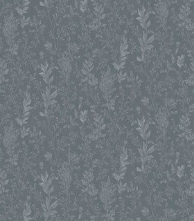 duro colección de papel pintado hav&land hojas y ramas en gris claro y gris azulado