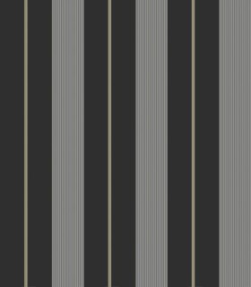 colección de papel pintado rayas y rayas diplomaticas en mate negro gris bronce