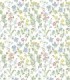 colección de papel pintado de duro floral en mate rojo amarillo azul multicolor