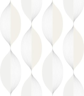 colección de papel pintado duro geometrico blanco chantilly gris y fondo blanco