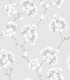 colección de papel pintado duro floral mate verde grisaceo blanco y azul aguamarina
