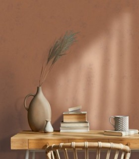 colección de papel pintado marburg  ecologico estuco marrón terracota