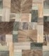 colección de papel pintado marburg  ecologico mural patchwork hojas marrón beige verde greige