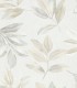 colección de papel pintado marburg  ecologico  hojas beige claro y gris claro