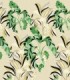 colección de papel pintado zambaiti parati mural hojas verde ocre blanco y beige
