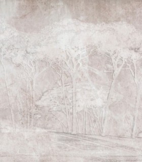 colección de papel pintado zambaiti parati mural arboles 3d gris artico y gris siveria