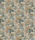 colección de papel pintado zambaiti parati mural hojas verde aguamarina y ocre