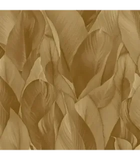 Colección de papel pintado Zambaiti Parati hojas ocre platanero