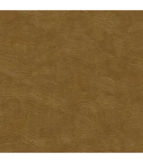 Papel pintado Zambaiti Parati bronce ondas horizontales | Empapelarte