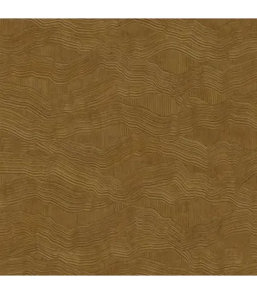 Papel pintado Zambaiti Parati bronce ondas horizontales | Empapelarte
