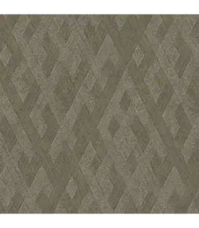 Papel pintado rombos gris acero Zambaiti Parati | Empapelarte