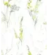 Papel pintado floral amarillo y gris  Catálogo Forest  Empapelarte