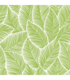 Papel pintado hojas verdes Forest  Empapelarte
