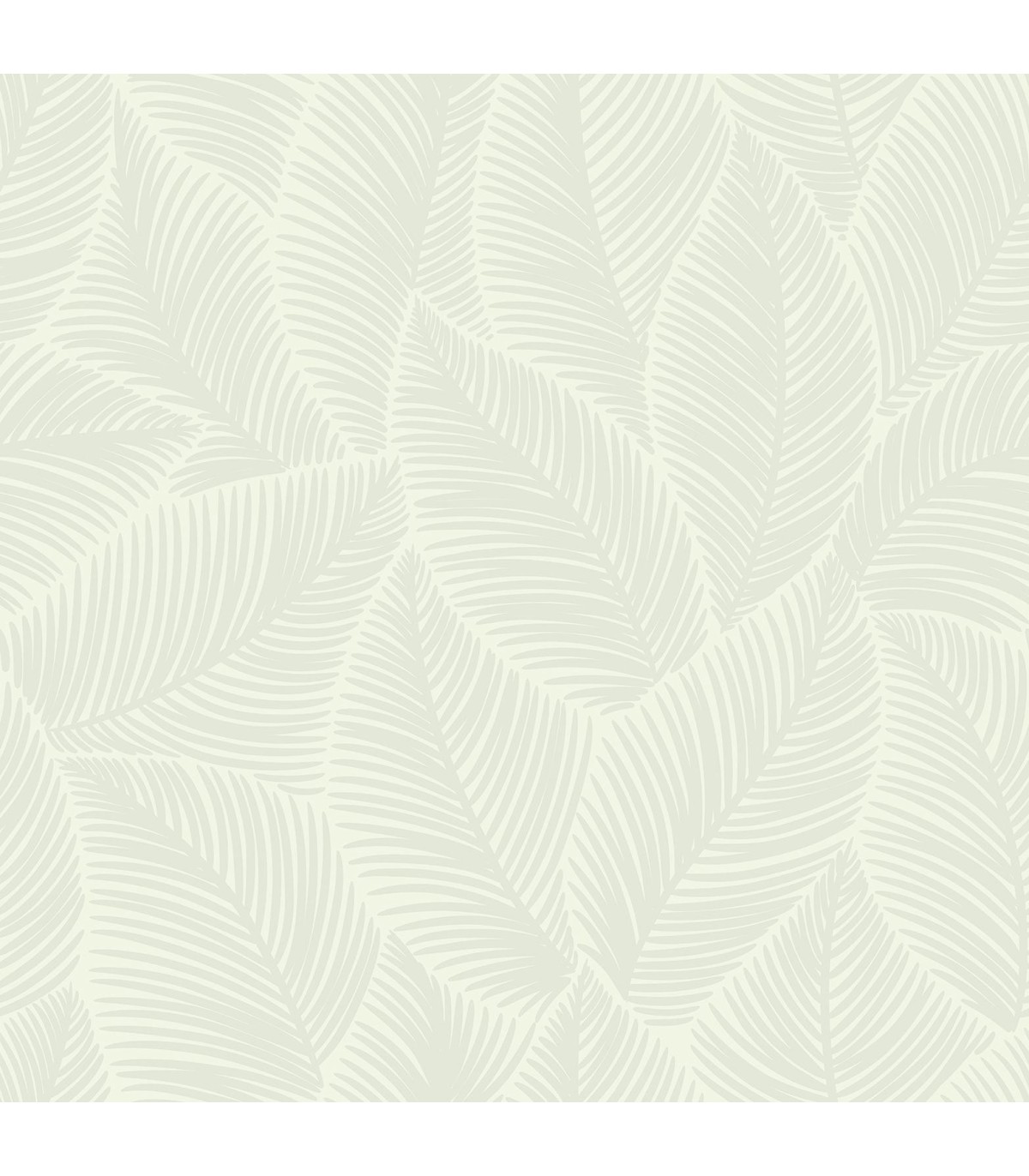 Papel pintado hojas verde aguamarina Empapelarte