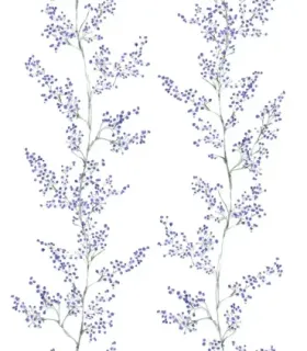 papel pintado ramas y flores lavanda forest empapelarte
