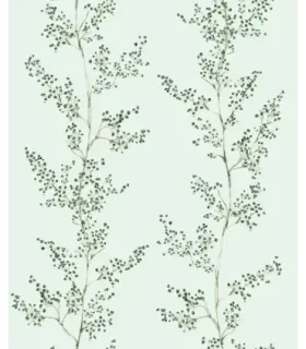 papel pintado ramas greige y flores gris elefante empapelarte