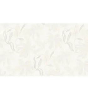 Papel pintado hojas grandes gris textura mate colección Spring Empapelarte