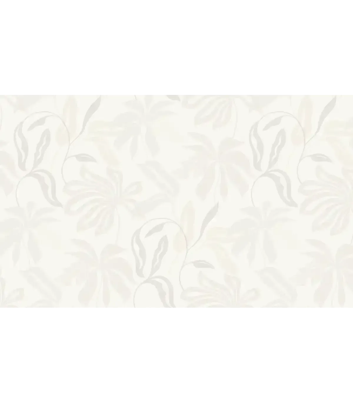 Papel pintado hojas grandes gris textura mate colección Spring Empapelarte