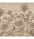 Panel digital palmeras gris moderno | Empapelarte Architexture