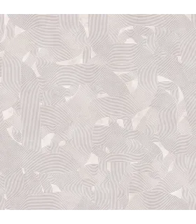 Panel digital gris plata geométrico moderno | Empapelarte