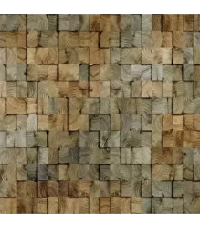 Panel digital madera tonos ocres y grises | Empapelarte Architexture